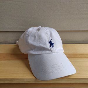 White Polo Ralph Lauren Classic Sport embroidered